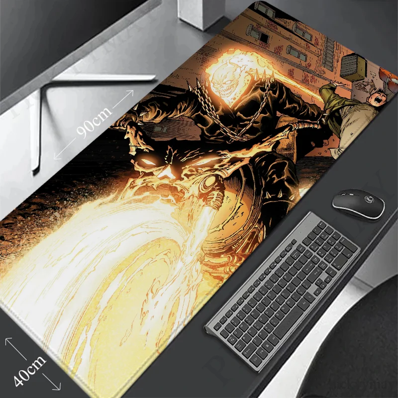 Skeleton Mouse Pads Desktop Accessories Game Mats Desk Mat Anime Mouse Pad Gaming Mousepad Gamer Deskmat Mause Office Pc Xxl