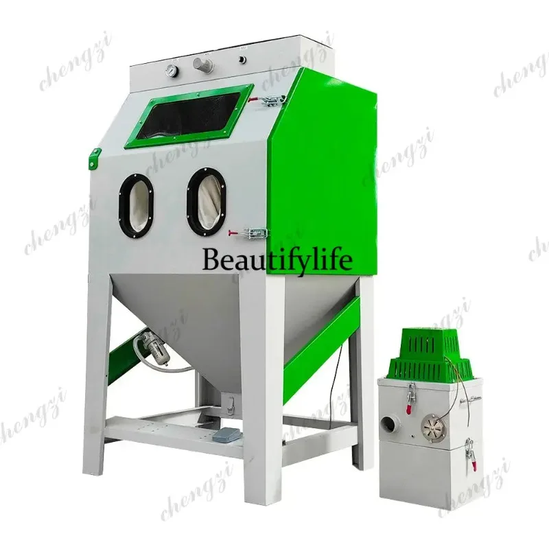 Heavy Duty Steel Shot Blaster High Pressure Blasting Cabinet for Industrial Metal Cleaning