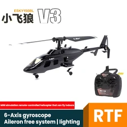 ESKY 150BL V3 Little Flying Wolf Mini 4CH RC realistyczny model helikoptera zabawka dla dorosłych chłopiec zabawka pudełko upominkowe