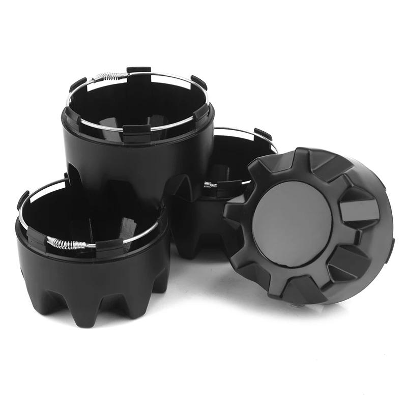 4pcs 84mm/3.31in 80mm/3.16in Wheel Center Cap for ITP Hurricane/Tornado  ‎#C110ITP (4/110, 4/115, 4/137, 4/156) Rim Cover  Black