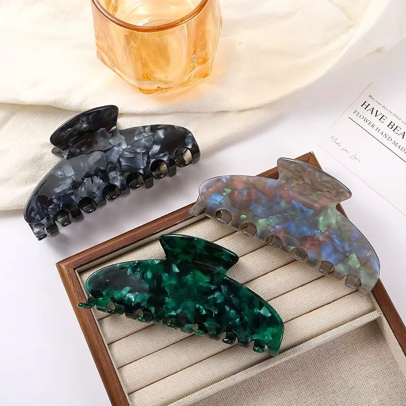 

Acetate Hair Claw Clip Fashionable & Versatile Hair Accessory for Women, ponytail clips,versatile custom gripper clips