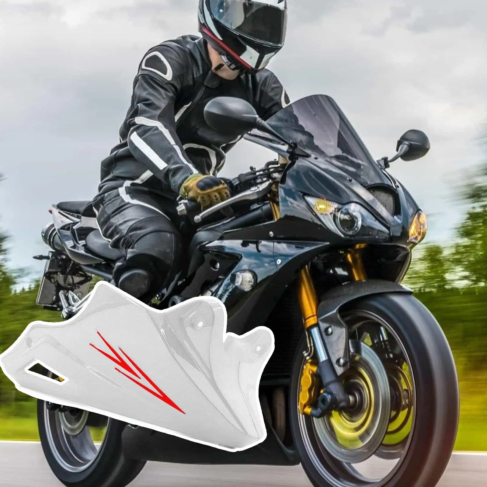 

Motorcycle Leg Fairings Engine Protector Lowered Shrouds Fairing Cover For Aesthetic Daily Commuting Racing Events Long-Distance