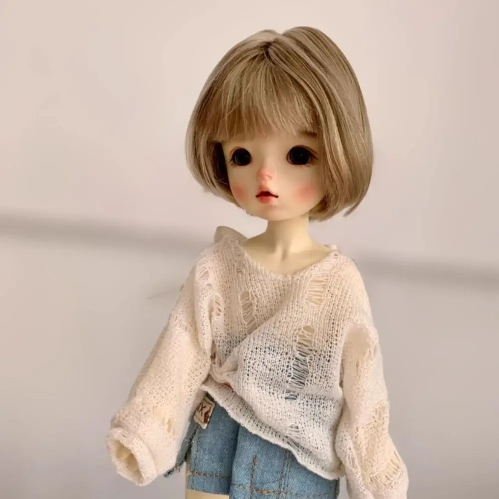 

Новая кукла ручной работы, элегантная одежда, мини-повседневные платья с высоким воротом, аксессуары «сделай сам», модное шерстяное пальто для кукол 1/6 BJD 30 см