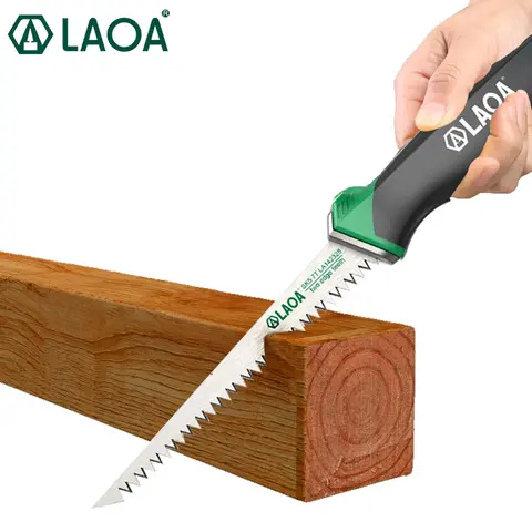 LAOA 6인치 벽 패널 톱 7T 가정용 목공 톱 소형 휴대용 수동 톱 톱