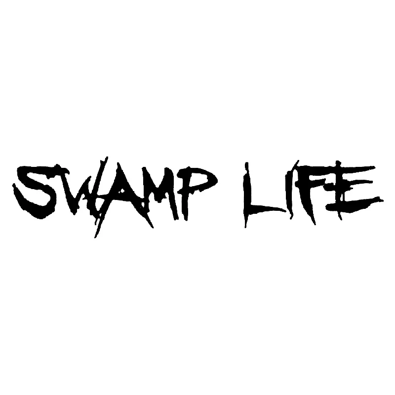 Swamp Life Vinyl Car Sticker Motorcycle SUVs Bumper Car Window Laptop Car Stylings Decal