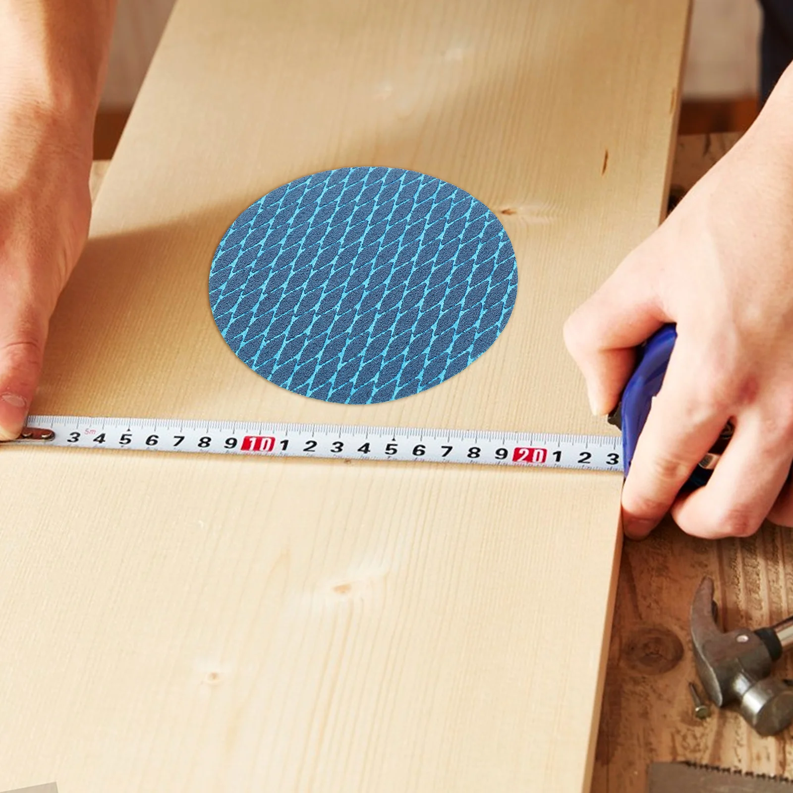 20 قطعة أقراص الصنفرة للخشب المعادن تلميع اللون المرمزة الأزرق لاصق الرملي أقراص لأدوات ساندر الحفر إصلاح السيارات #6