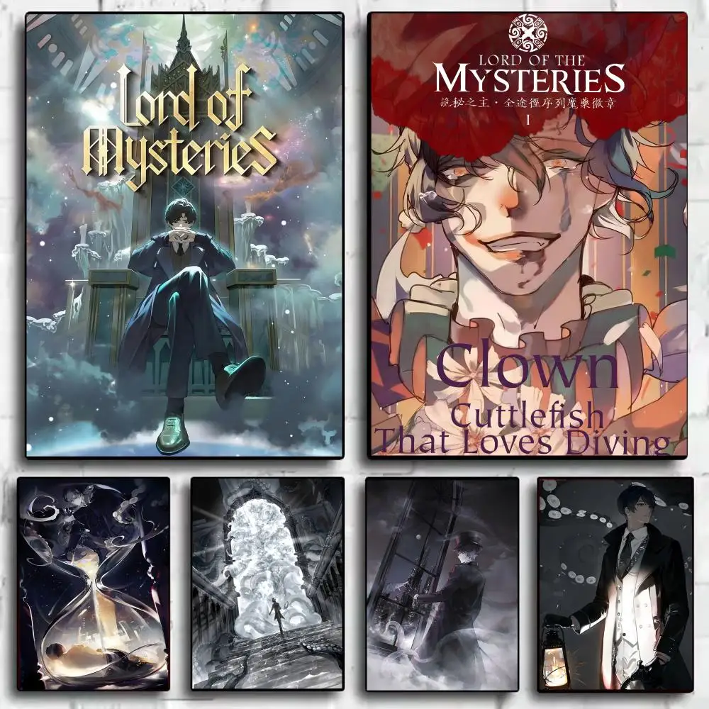 سيد الألغاز أنيمي ملصق ملصقات HD مقاوم للماء اللوحة جدار الفن لغرفة النوم غرفة المعيشة ديكور المنزل الديكور هدية