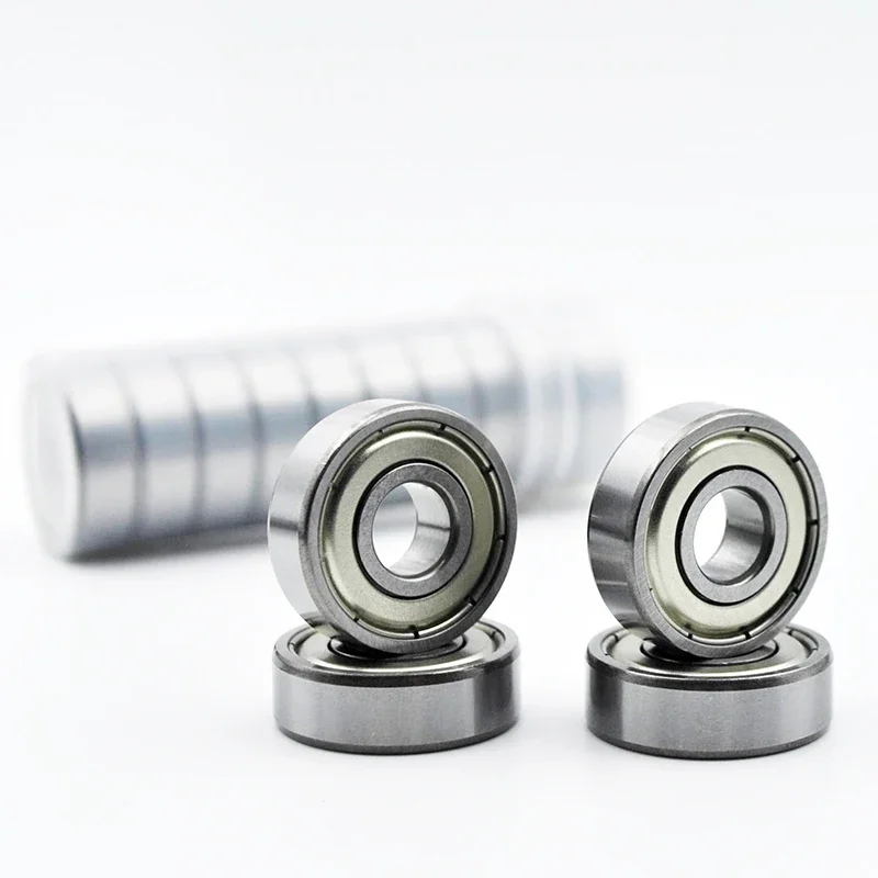 10-100pcs 608 606 607 609 625 626 627 628 ZZ 2RS 2Z DDU Bearings High Performance Roller Skate Skateboard Wheel Bearing