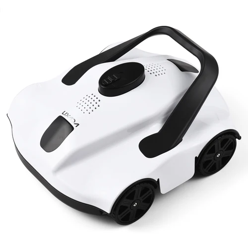 Imagen 1 del producto Aspirador de piscina robótico automático, aspirador robótico inalámbrico para piscinas planas en el suelo, limpiador robótico de piscinas inalámbrico