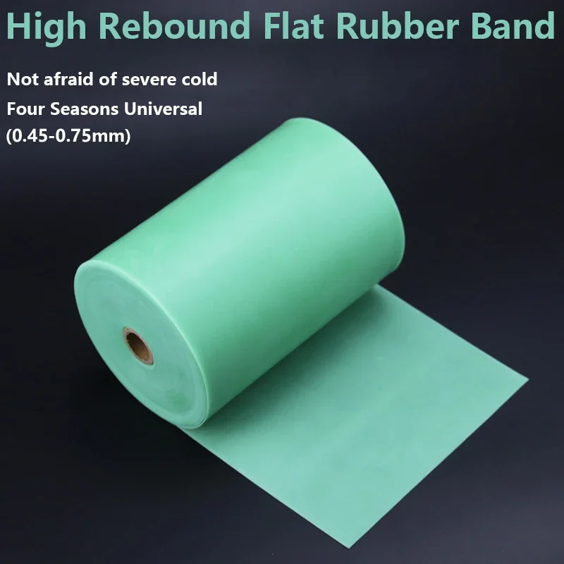 2M 0.45-0.75mm Rubber Band for Slingshot High Rebound Antifreeze Durable Rubber Band Hunting Shooting Slingsshot Accessories