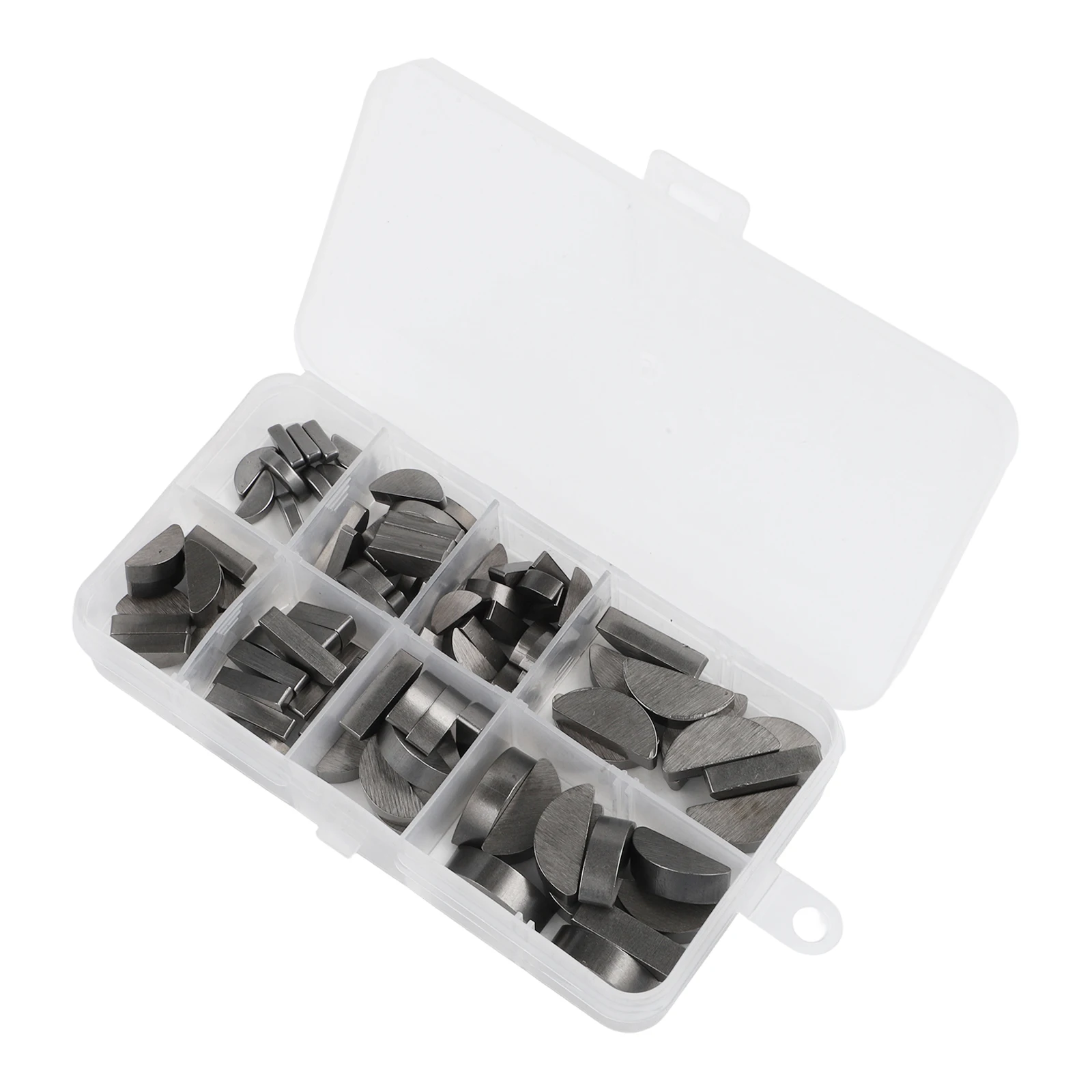 

C Type Woodruff Key Set Garage Repair Shaft Fastening GB1099 Standard 8-size Combination Sturdy Metal Construction