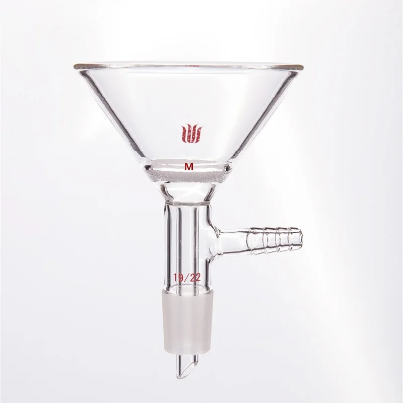 SYNTHWARE Sand plate funnel, φ50mm φ75mm φ90mm, Porosity G2/G3, FILTER FUNNEL, Borosilicate triangular funnel, F75