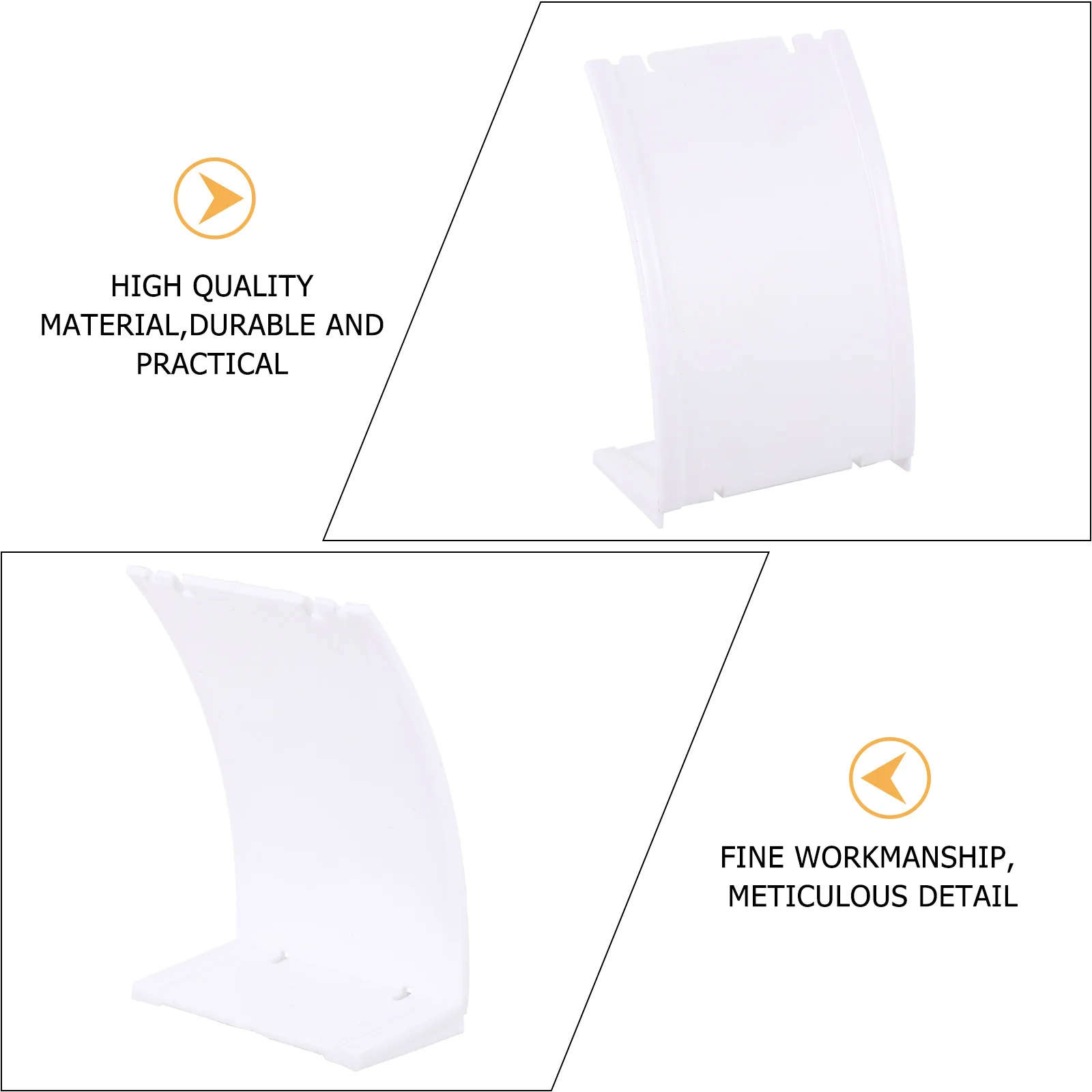 حامل عرض القرط ABS البلاستيك رف عرض المجوهرات للأقراط والقلائد المنظم مضمد الغرور القرط الرف