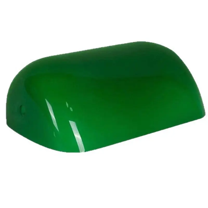 AAAN-Green Glass Bankers Lamp Shade Replacement Cover For Elegant Lighting