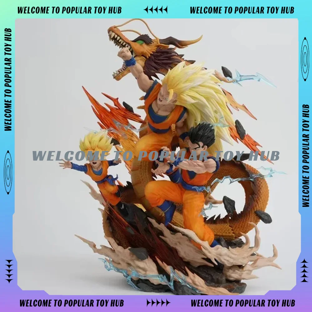 

28 см Dragon Ball Z Dragon Fist Аниме Фигурка Сон Гоку Фигурка Сон Готен ПВХ GK Фигурка Гохана Статуя На заказ Модель Игрушки Подарки