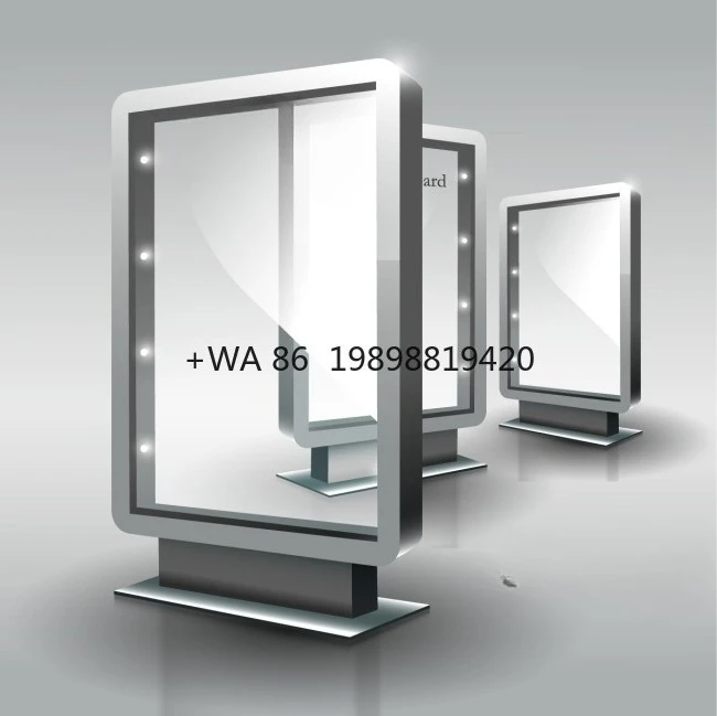 

Side Out Door Led Light Box Advertising Display Stand Double