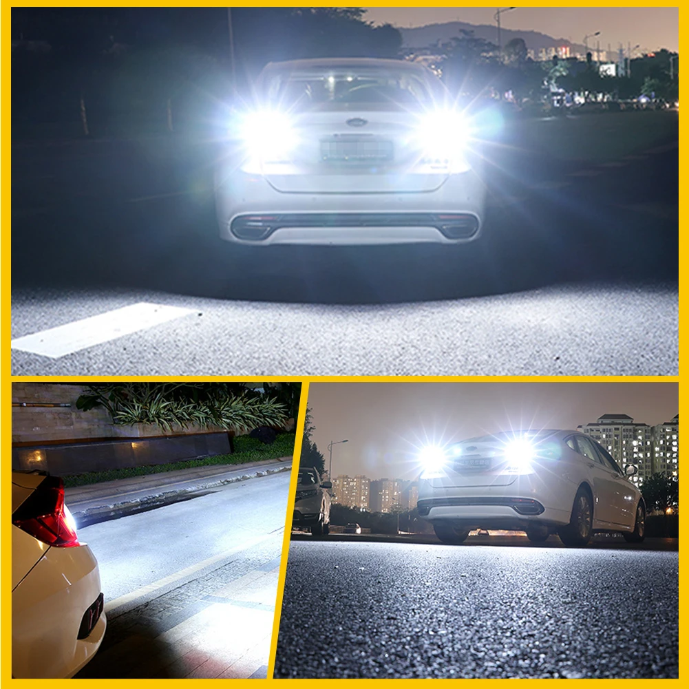 2PCS 1156 BA15S LED Signal Lamp BA15D Led Lamp Car Warning Bulb DRL Light AC/DC 6V Car Brake Lights 6000K Auxiliary Driving Lamp