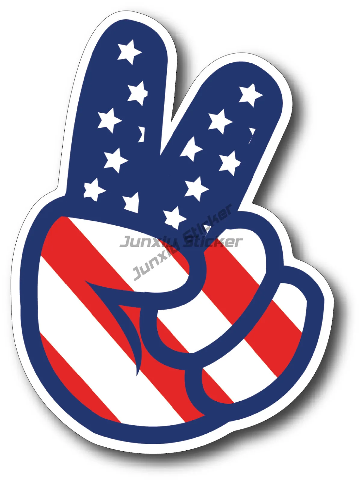 1960s Peace Logo Retro Style Vinyl Decal Sticker American Flag Hippie Window Truck-