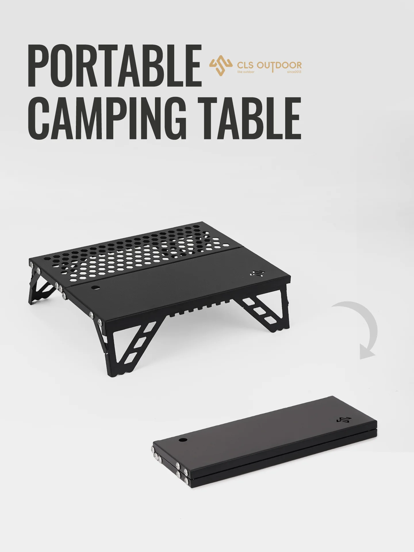 Portable Table Small Tea Table Outdoor Mini Folding Table Ultra-Lightweight Hiking Picnic Single-Person Aluminum Plate Table
