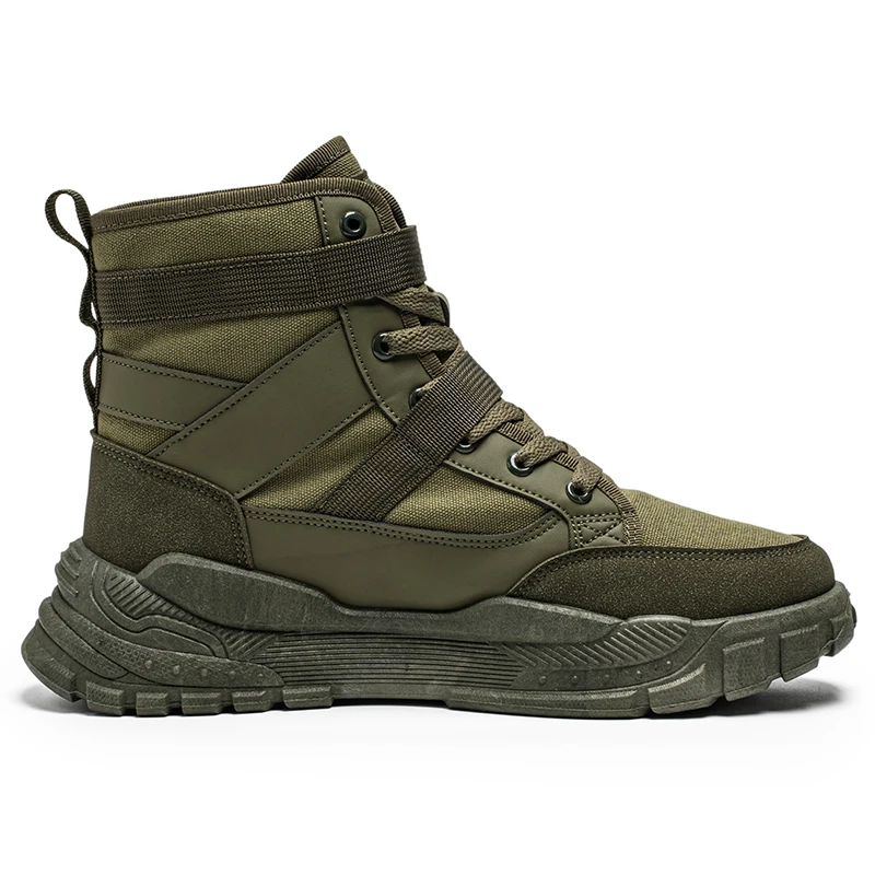 Men's 2026 Autumn and Winter New Style Martin Boots, Thick-Soled Casual Sports Trendy Shoes, British Retro Work Boots, Versatile High-Top Shoes