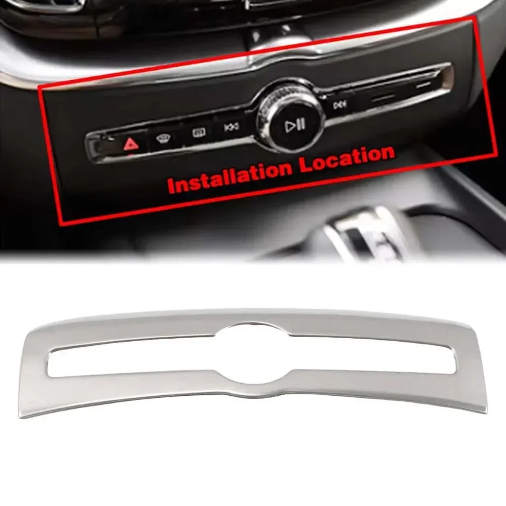 

Car Air Conditioning Rotary Panel Volume Adjustment Decorative Frame Switch Interior Modification For Volvo XC60 2018-2022 Acces