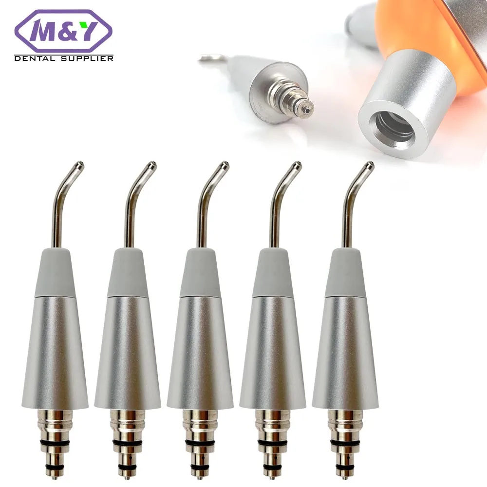 Dental plastic colorful air prophy head air polisher nozzle teeth cleaning airflow sandblaster gun extra replace nozzle dentistr