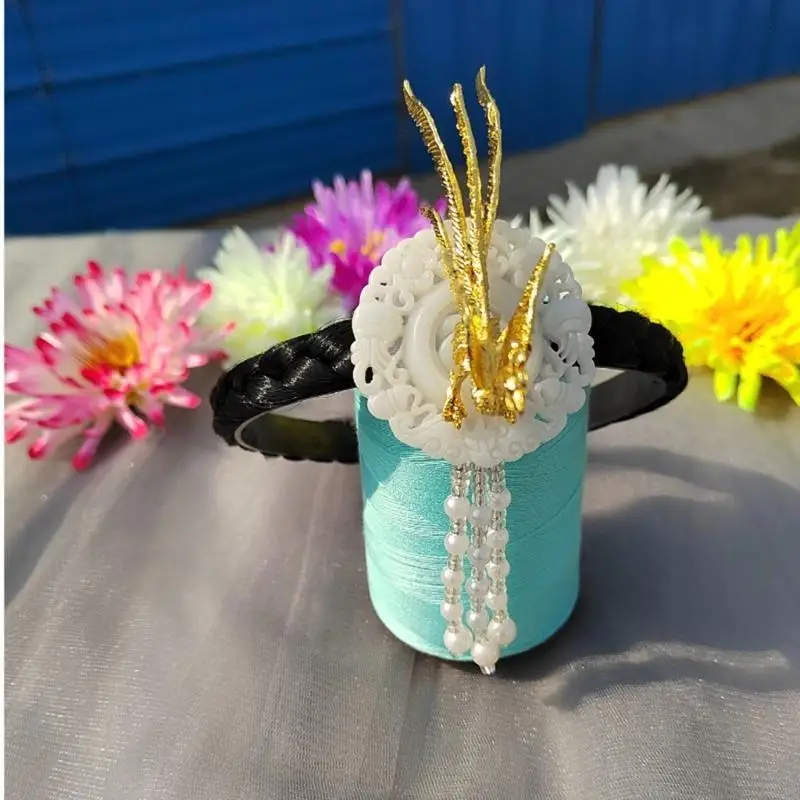 

High Quality Phoenixes Inspired Hairband Stylish Hair Accessory for Women Who Appreciate Korean Fashion and Culture Y08E