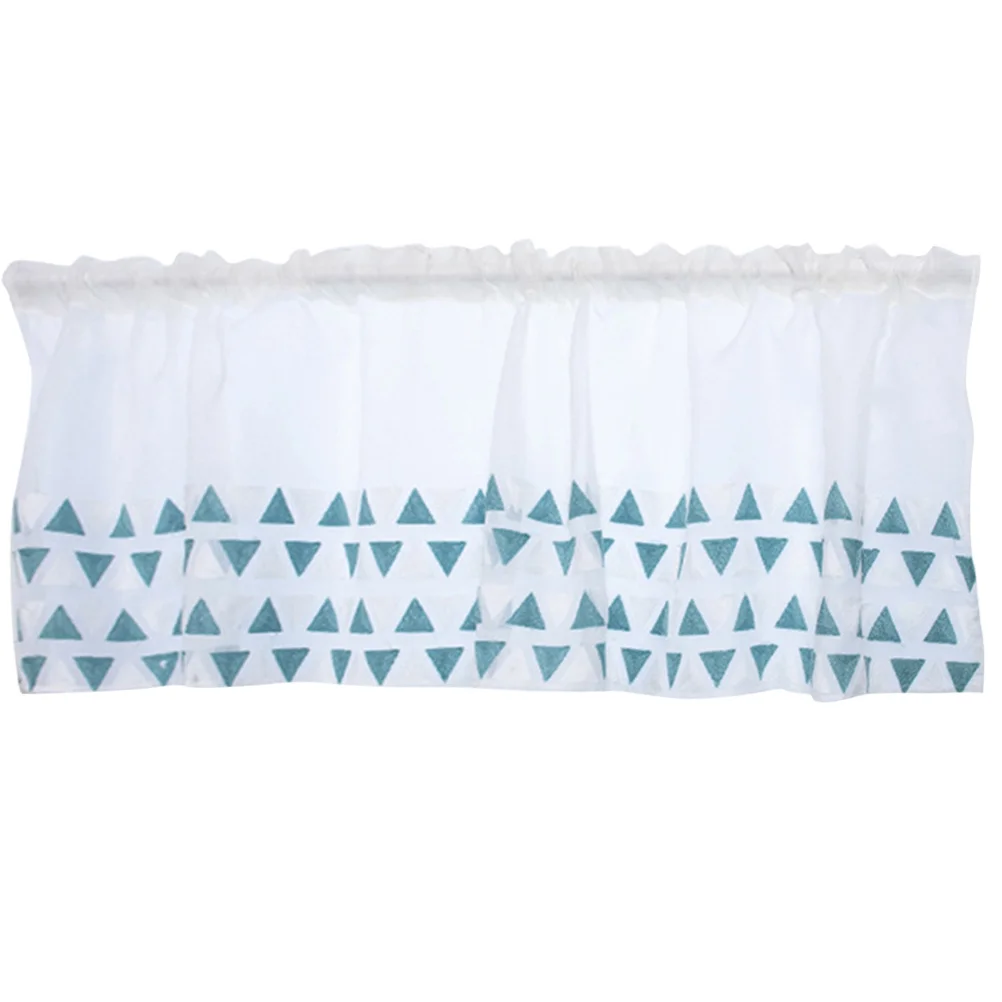 

Light Filtering Window Blackout Household Curtain For Bedroom Living Room 100X50Cm Home Decor Half Curtain