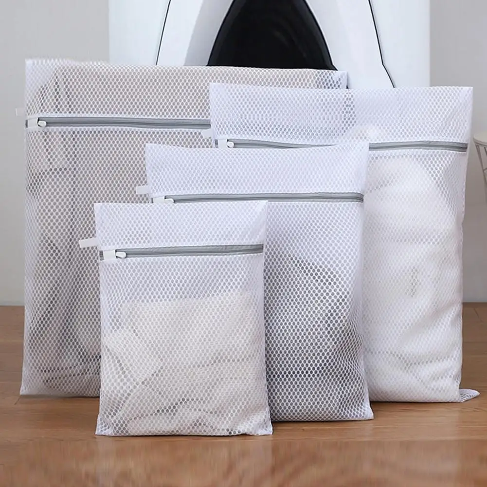 

Multi-functional Laundry Bag Durable Mesh Laundry Bags with Zipper Closure Supplies for Washing Machine Breathable for Travel