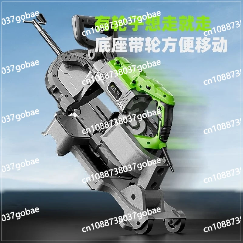 

Mini Portable Band Handheld Desktop Band Saw Steel Band Sawing Machine Base Metal Woodworking Machinery Sawing Machine