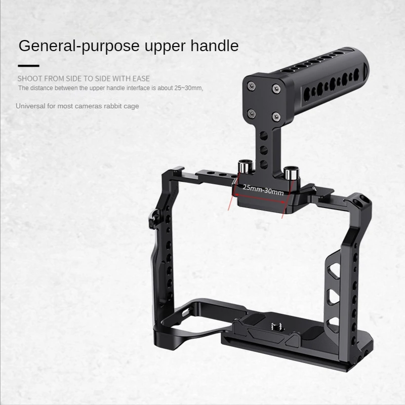 Voor Sony Canon Camera Top Handvat Metalen Handvat Camera Konijn Kooi Draagbare Handige Aluminium Bovenste Handgreep