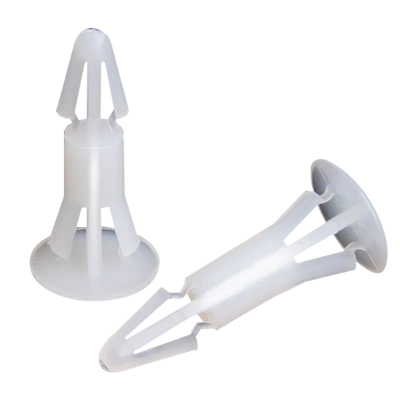 50pcs Nylon Plastic Standoff Spacer Rivet Screw Reverse Push Snap In Clip Fixed Support PCB Circuit Board for 3-4 4.5-5.5mm Hole