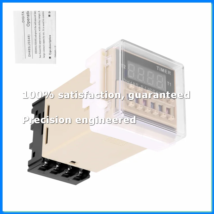 AC 220V 5A Programmable Double Delay Relay Device Tool DH48S-S-A69M