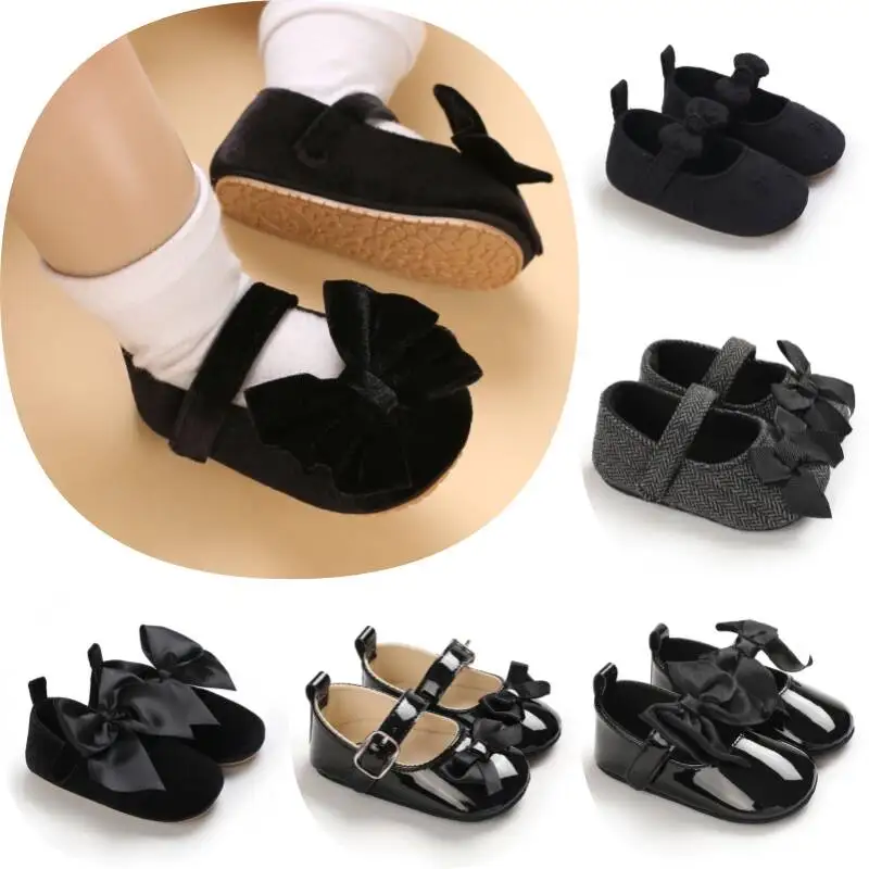 Baby Girl Shoes 0-18 Months Comfortable Learning to Walk Toddlers Newborn Women's Footwear Soft Sole Cute Kids Footgear