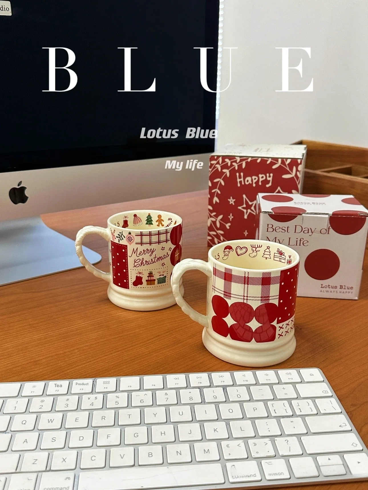 

New Year Wedding Gift Hand-Painted Lotus Petal Cerc Mugs Cute Water Coffee Cups Nordic Sle Universal for All from China