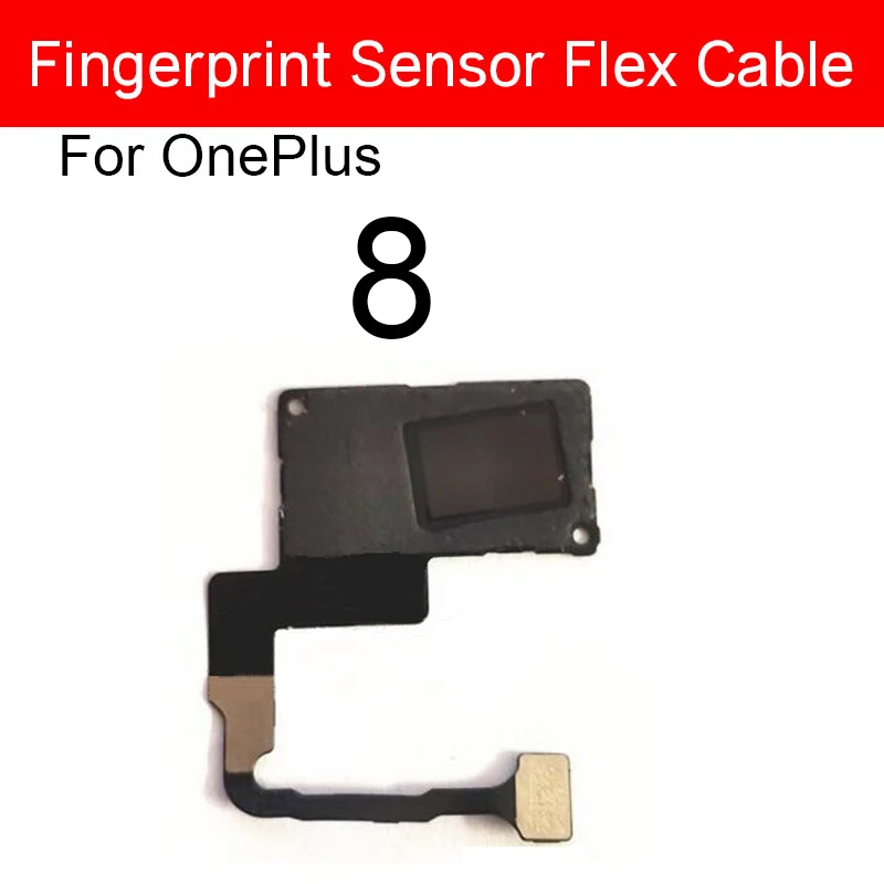 For OnePlus 1+ 7 8 9 Pro 6T 7T 8T 9R 9RT Fingerprint Sensor Flex Cable Under Screen Fingerprint Home Touch ID Flex Ribbon Parts