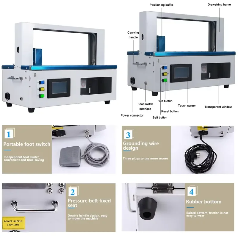 High Speed Semi Automatic Strapping Machine for Point Strapping