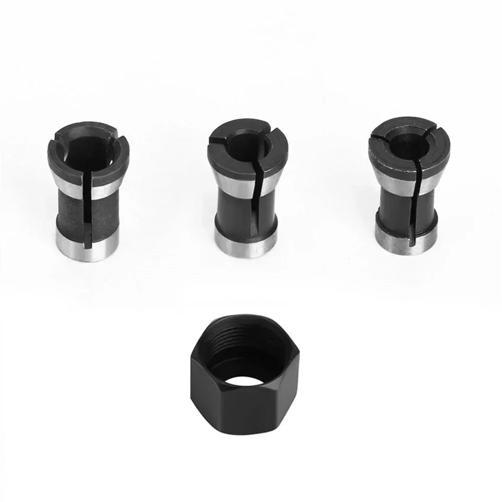Porca de Parafuso Roteador Elétrico Fresa 6.35 mm Pinça Chuck Acessórios para Aparar Máquinas Gravura Chuck Conversio M15