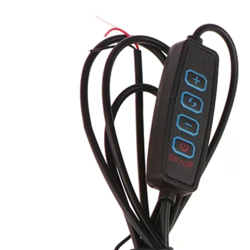 1.5M USB 5V LED Tri-color Dimming Color Switch Cable Dimmer 4-Key Controller 2CH For Low Voltage LED CCT Bicolor Light