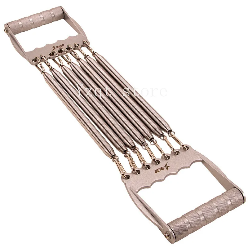 

Цельнометаллические пружинные тренажеры для домашнего фитнеса, 7 пружин с регулируемым сопротивлением, тренажеры для рук, для мужчин, для наращивания мышц.