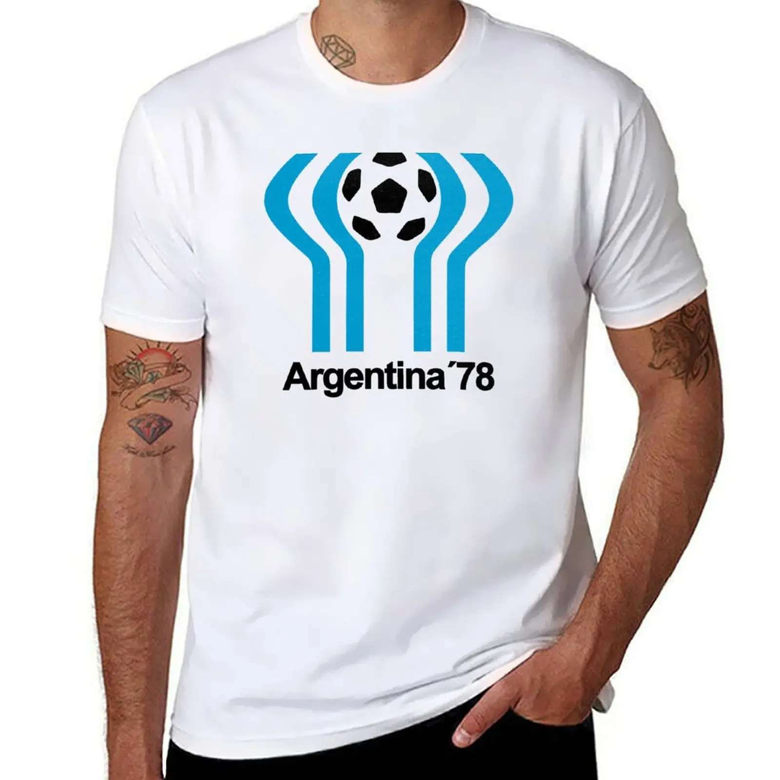 

Argentina 78 T-Shirt essential t shirt cotton t shirts man 100%