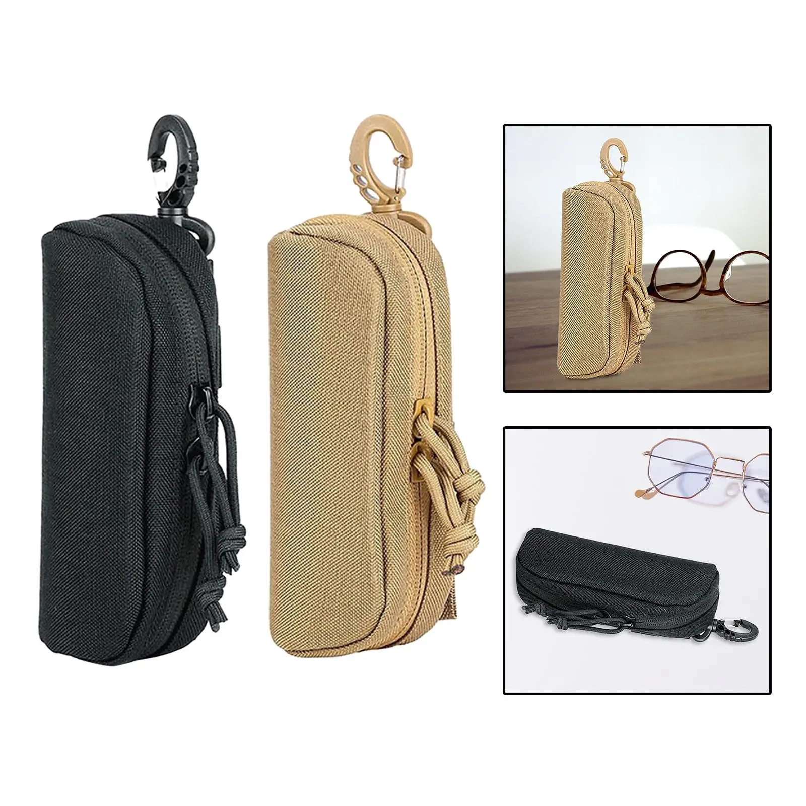 

Outdoor Glasses Case Practical Eyeglass Storage Pouch Eyewear Bag for Hiking Outdoor Activities