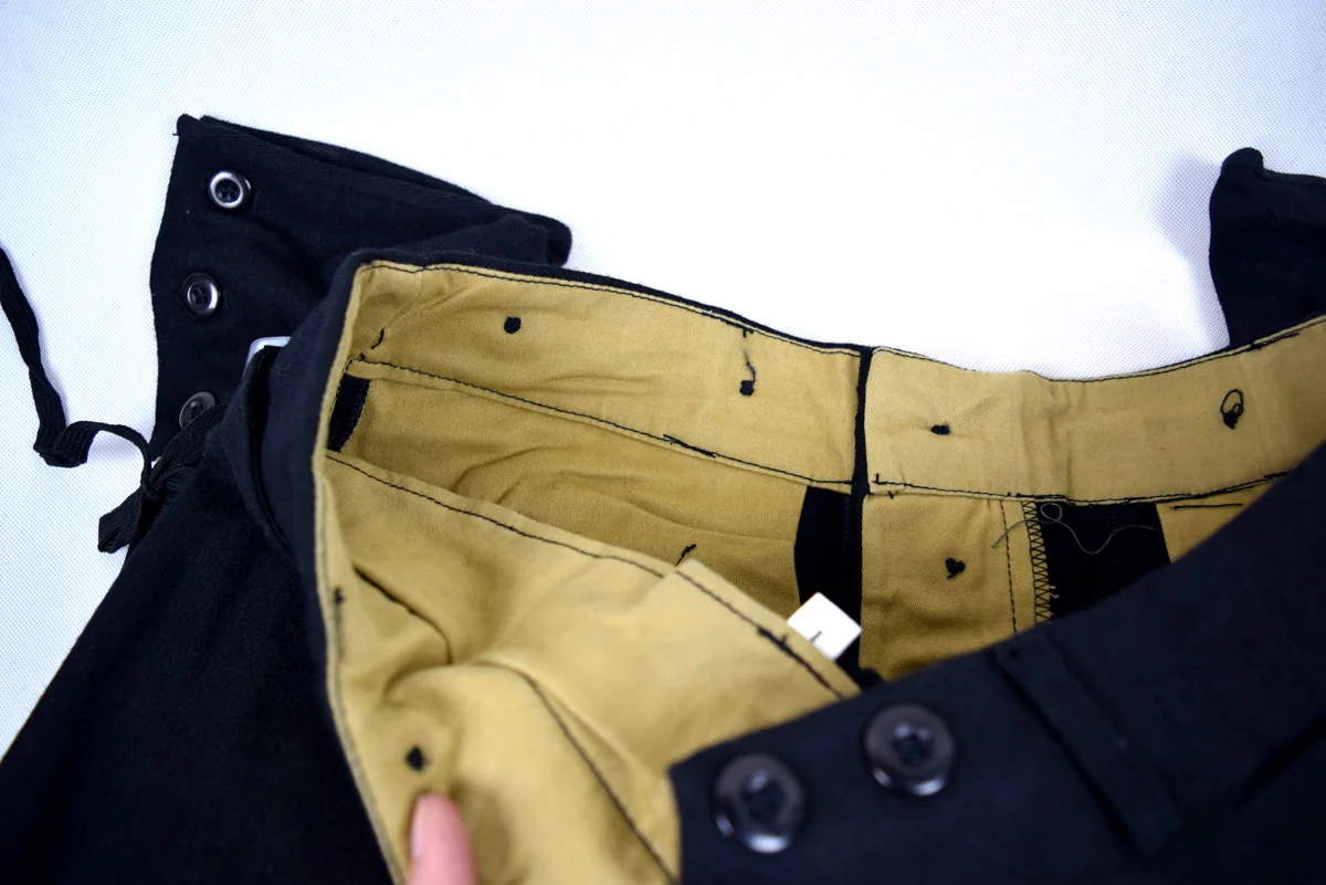 Cosplay German Elite M32 Officer Black Wool Tunic And Breeches Military Uniform Reenactment