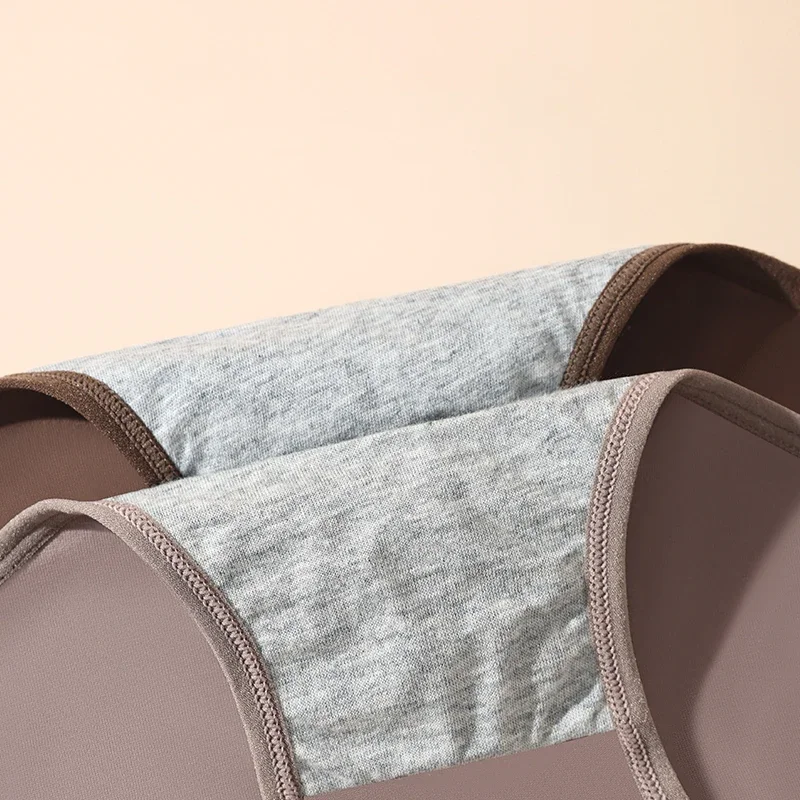 3 шт., женские трусики с высокой талией, герметичные менструальные брюки, расширенное нижнее белье, хлопковые физиологические женские трусы больших размеров