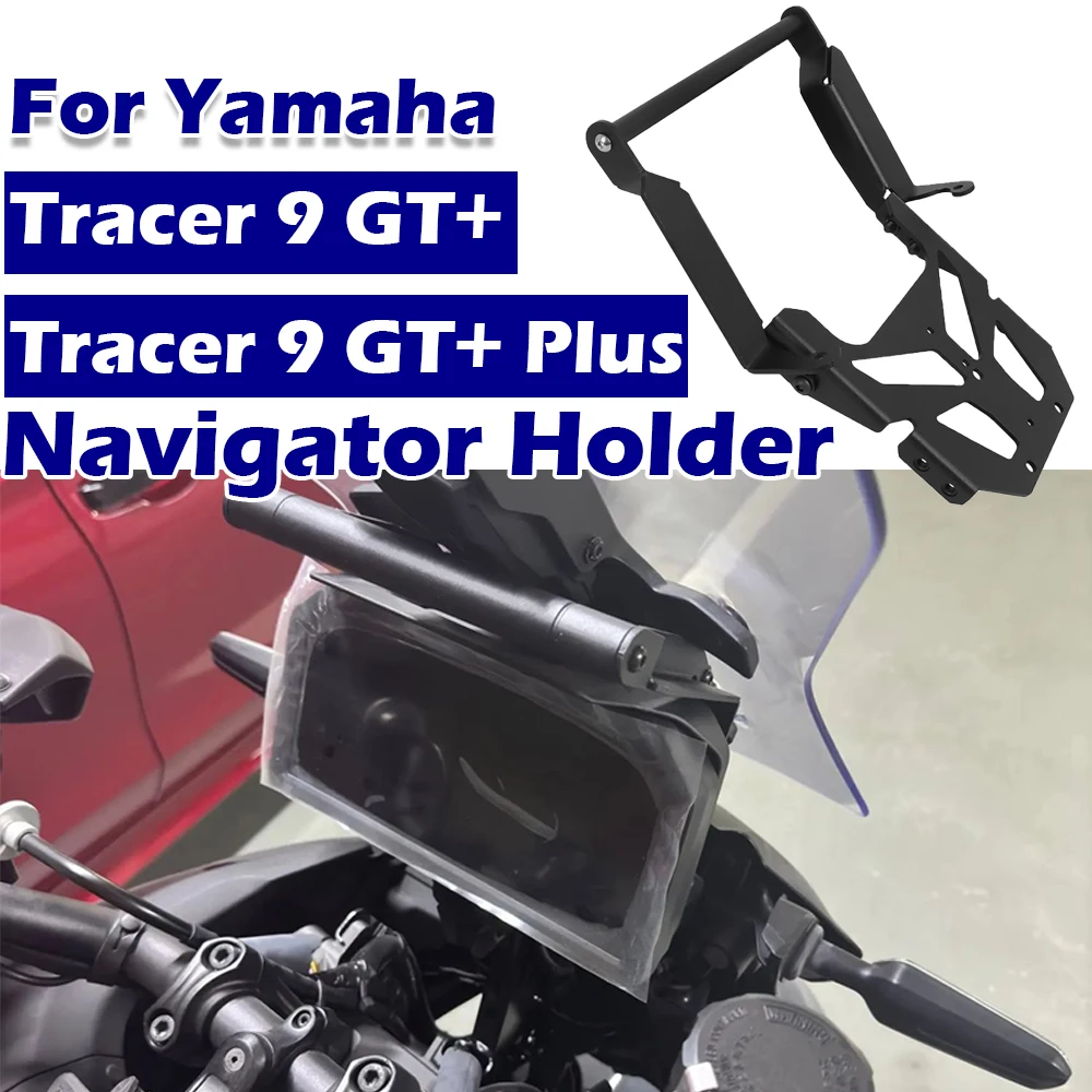 

9GT For Yamaha Tracer 9 GT+ Plus 9gt+ 2023 2024 Navigator Holder GPS Navigation Mount Motorcycle Aluminum Phone Mount