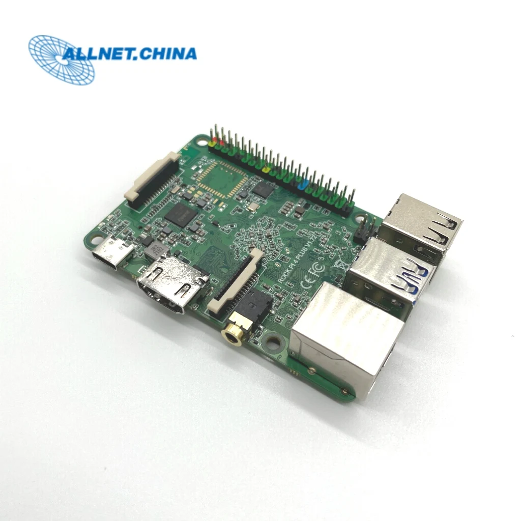 لوحة تطوير ROCK Pi 4A+ عالية السرعة OP1 فعالة من حيث التكلفة على متن eMMC RK3399 A+ متوافقة مع Raspberry Pi