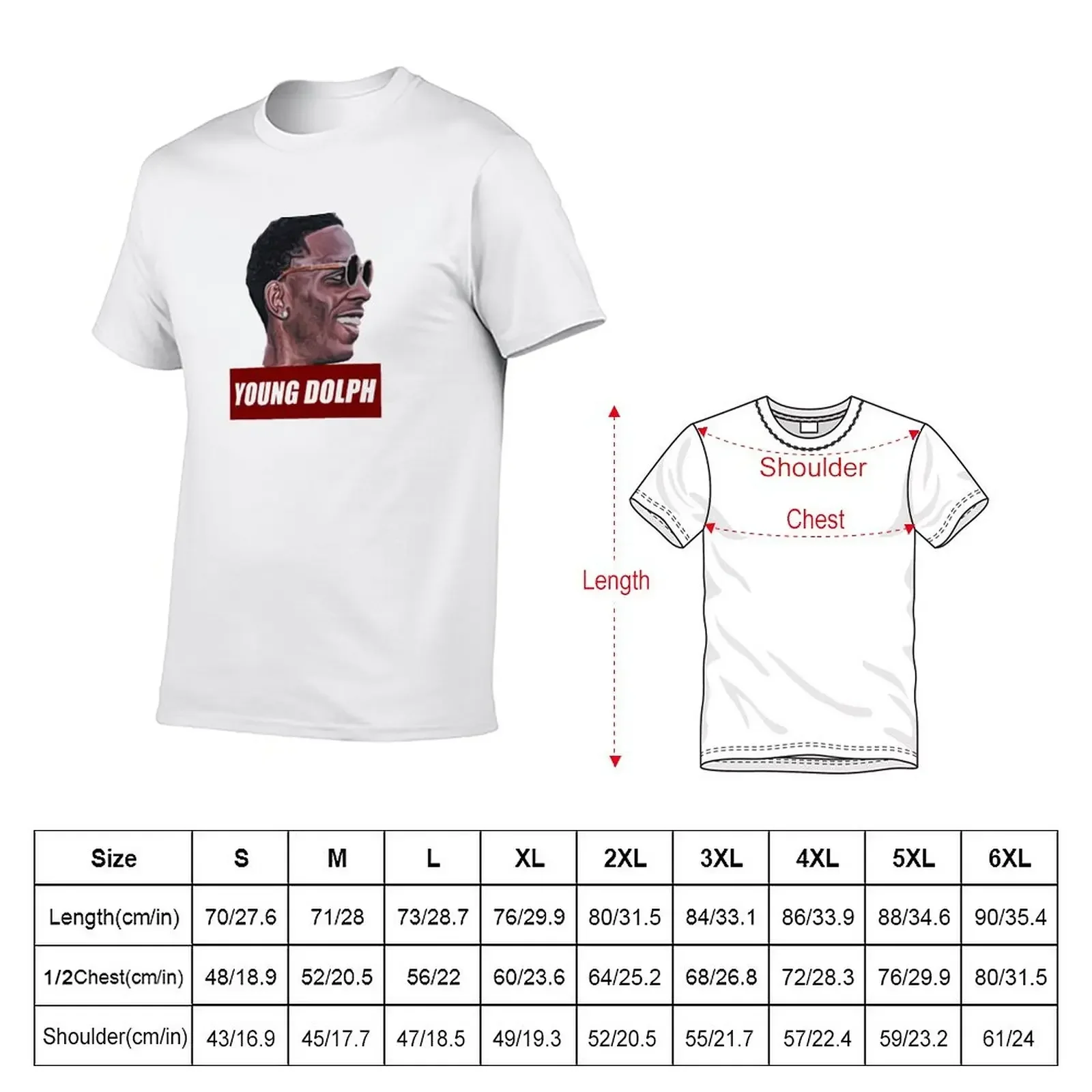 Young dolph T-Shirt customizeds anime t shirts shirts men graphic