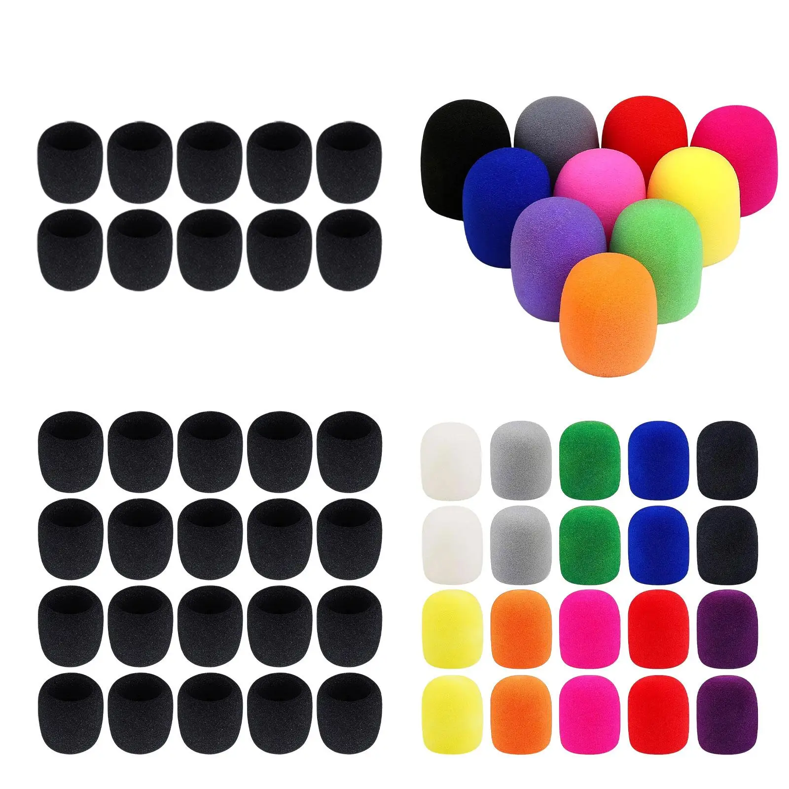 10Pcs/Set Wireless Microphone Set Long-Range UHF Cordless Handheld Dynamic Vocal Mic fo Machine Wedding Events Stage