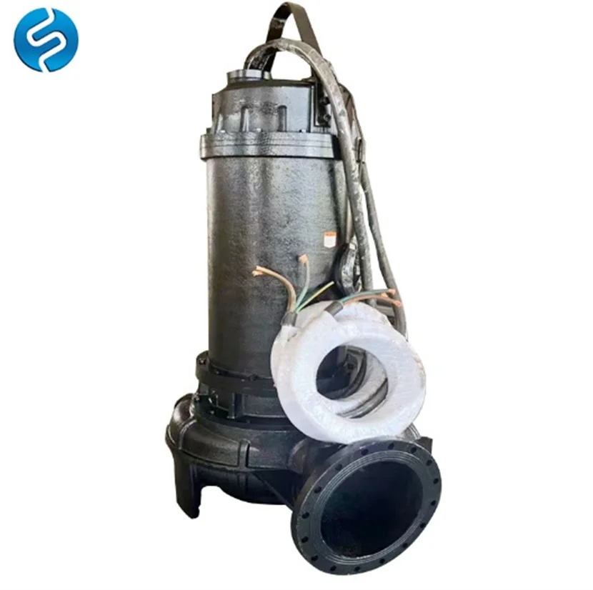 Wq Series Non-Clogging Cast Iron Sewage Centrifugal Submersible Water Pump For Sewage Drainage Water Treatment Equipment