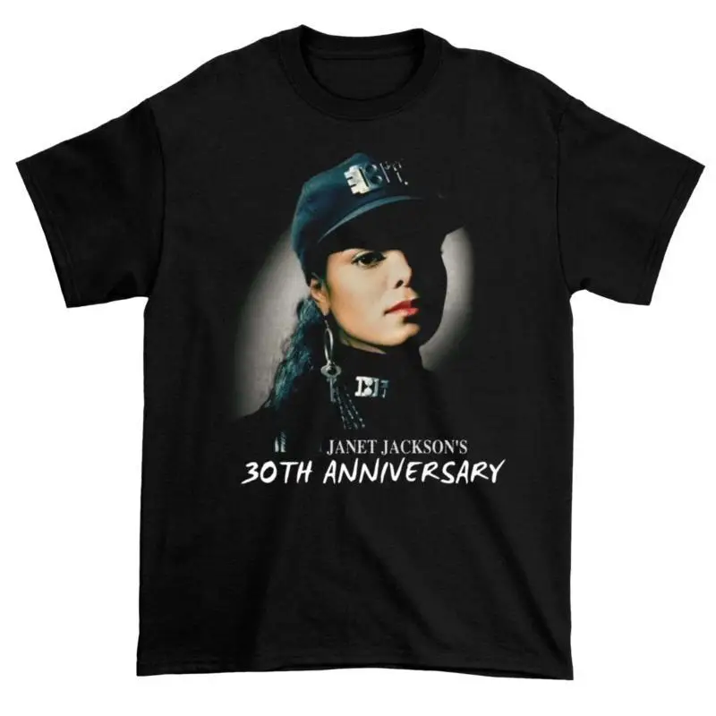 Janet Jackson 30Th Anniversary Black Full Size T Shirt